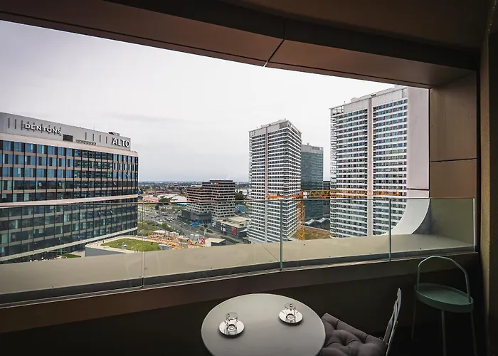 Skypark's Luxury Ii With Prime View 公寓 布拉迪斯拉发